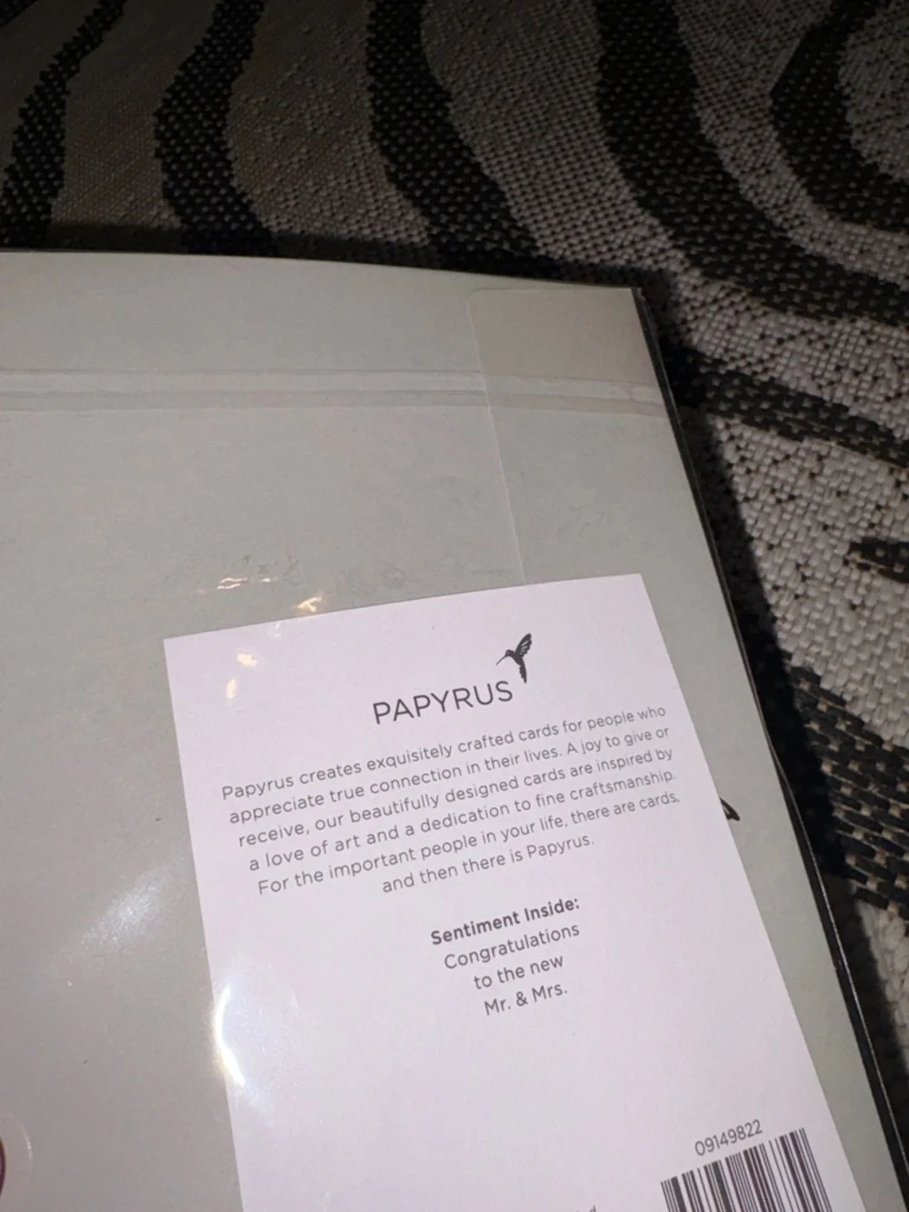 🆕Papyrus Hand-Quilled Paper Wedding Congratulations Greeting Card